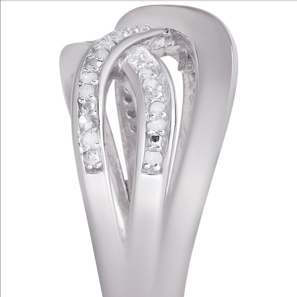 Weave- Style Diamond Ring - Picture 4 of 6